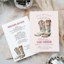 Buscar bachelorette invitaciones Último rodeo