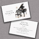 Buscar pianista tarjetas de visita Mínimo