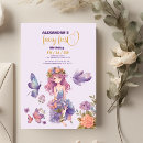 Buscar chica de hadas invitaciones Floral