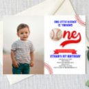 Buscar baseball 1st birthday invitaciones Para niños