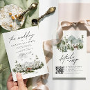 Buscar del bosque boda invitaciones Montaña