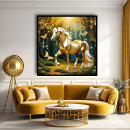 Buscar caballo hermoso arte Oro