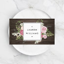 Buscar moda del país tarjetas de visita Flores
