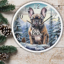 Buscar bulldog relojes de pared Foto