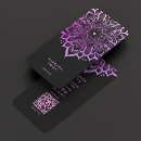 Buscar lotus mandala tarjetas de visita Boho
