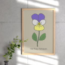Buscar flor violeta posters Flor de nacimiento