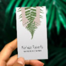 Buscar fern tarjetas de visita Botánico