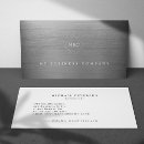 Buscar plata metalizada tarjetas de visita Elegante