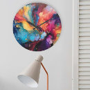 Buscar tinte relojes de pared Colorido