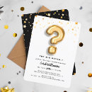 Buscar signos de interrogación postales Revelación de género