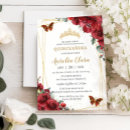 Buscar mariposas rojas invitaciones Para niños