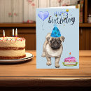 Buscar pug tarjetas Feliz
