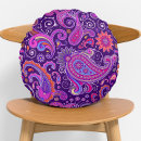 Buscar paisley púrpura cojines Retro
