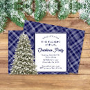Buscar árbol azul invitaciones de navidad Invitados