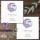Buscar luna creciente tarjetas de visita Yoga