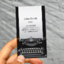 Buscar editorial tarjetas de visita Máquina de escribir