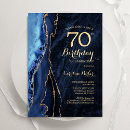 Buscar 70 o invitaciones de cumpleaños elegante
