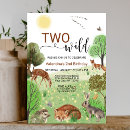 Buscar de animales invitaciones Dos salvajes