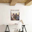 Buscar colores en el cielo posters Acuarela