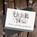 Buscar amistad tarjetas e invitaciones Blanco y negro
