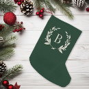 Buscar ruso calcetines navideños Monograma