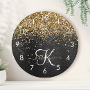 Buscar monogrammed relojes de pared Para ellos