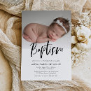 Buscar la niña invitaciones para bautizos Elegante