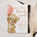 Buscar oso de peluche rosado invitaciones Niña