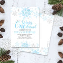 Buscar winter wonderland invitaciones Invierno onederland