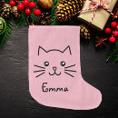 Buscar gato del gatito calcetines navideños Para niños