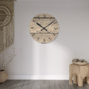 Buscar tableros madera de relojes de pared Marrón