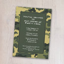 Buscar verde militar invitaciones Ejército
