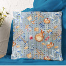 Buscar menorah cojines Azul