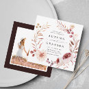 Buscar del otoño boda invitaciones Invitados