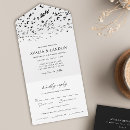 Buscar blanco y negro gótico invitaciones Para ellos