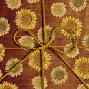 Buscar girasoles papel de regalo Vintage