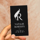 Buscar feather tarjetas de visita Notario público