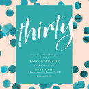 Buscar invitaciones 30 cumpleaños Negro