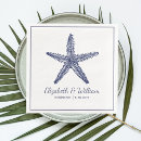 Buscar estrella de mar servilletas Azul marino