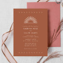 Buscar desert wedding invitaciones Terracota