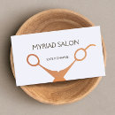 Buscar copper tarjetas de visita Peluquero