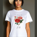 Buscar red rose camisetas Corazón