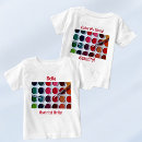 Buscar color brillante camisetas cualquier niño