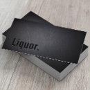 Buscar bar tarjetas de visita Licor