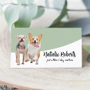 Buscar mascota tarjetas de visita Veterinaria