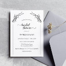 Buscar silueta nupcial invitaciones Moderno