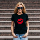 Buscar labios brillantes camisetas Rojo