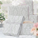 Buscar damasco verde papel de regalo Blanco