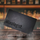 Buscar cócteles tarjetas de visita Mixólogo