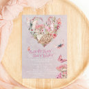Buscar besos mariposa invitaciones Floral
